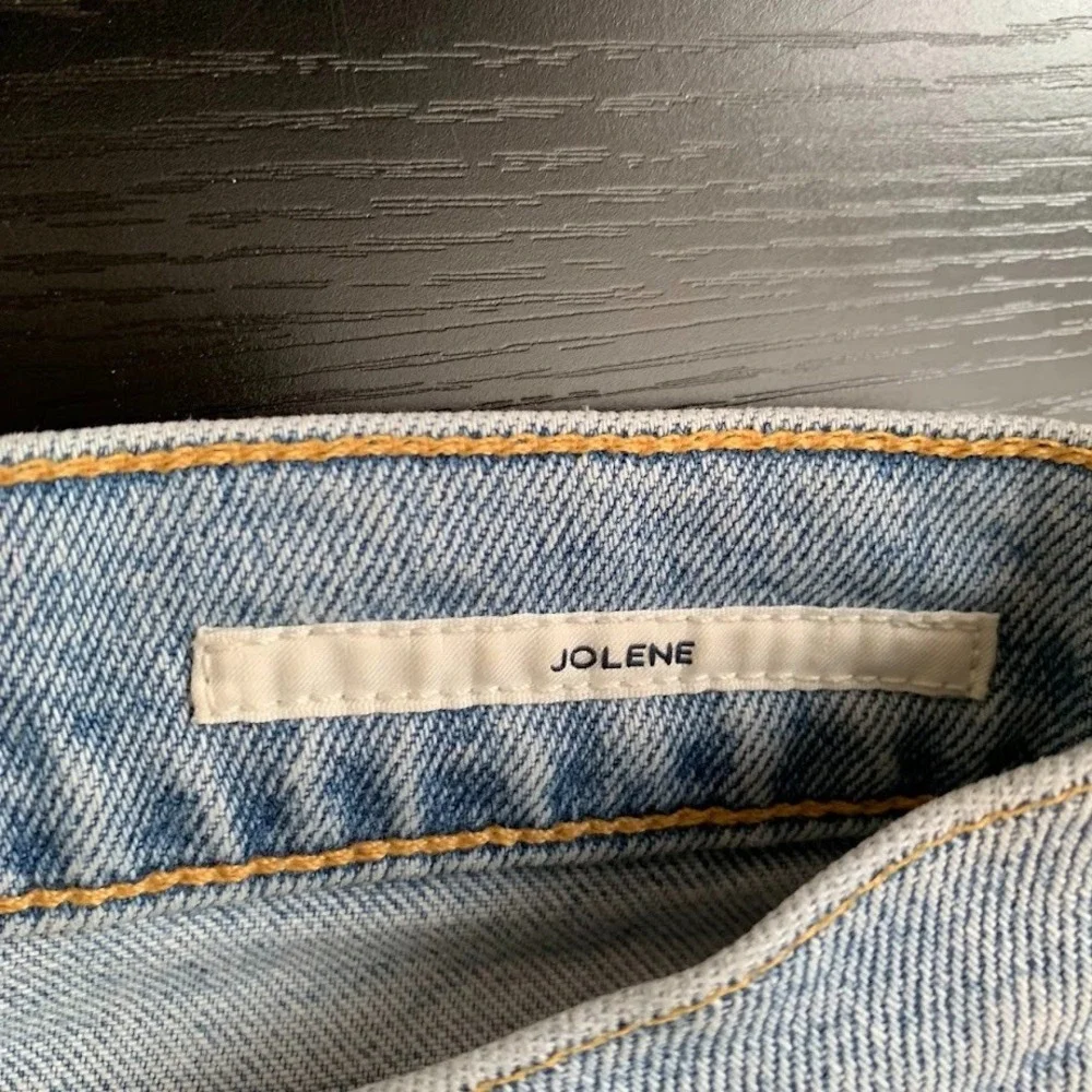 Citizens of Humanity  JOLENE High Rise Jeans Distressed Button Fly Women's 25‎
